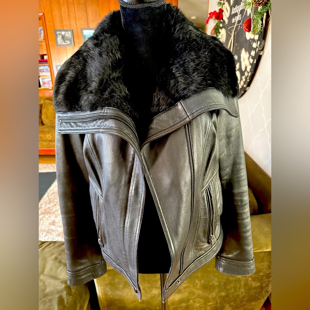 Wilson leather winter jacket